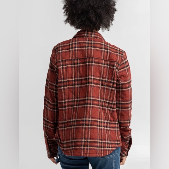 DICKIES Womens Quilted Flannel Jacket - Picture 4 of 8